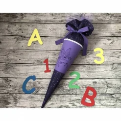 zauberhafte Schultüte mit Pegasus / Einhorn Motiv