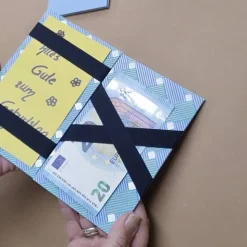 Zaubermappe Geldgeschenk verschiedene Farben