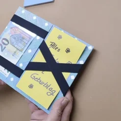 Zaubermappe Geldgeschenk verschiedene Farben