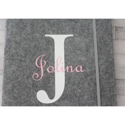 Zeugnis Hülle aus Filz personalisiert – Schutzhülle & Mappe für Zeugnisse