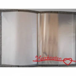 Zeugnis, Zeugnismappe, Zeugnishülle, Zeugnisse, gestickt, Filz, Monster, türkis, Junge, Mädchen, personalisierbar, mit N