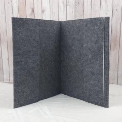 Zeugnismappe aus Filz | personalisierbar | Zeugnishülle Elefant grau | Organizer Schule