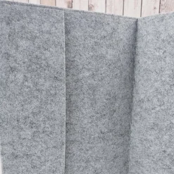 Zeugnismappe aus Filz | personalisierbar | Zeugnishülle Feuerwehrjunge grau | Organizer Schule