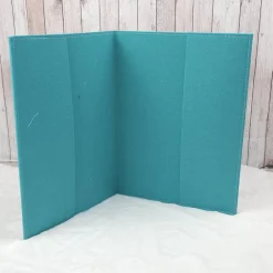 Zeugnismappe aus Filz | Zeugnishülle Rakete türkis | Organizer Schule