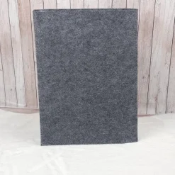 Zeugnismappe aus Filz | Zeugnishülle Einhorn dunkelgrau | Organizer Schule