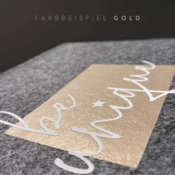 Zeugnismappe aus Filz *Blätter* | personalisiert mit Namen und Farbe