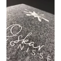 Zeugnismappe aus Filz *Klecks* | personalisiert mit Namen und Farbe