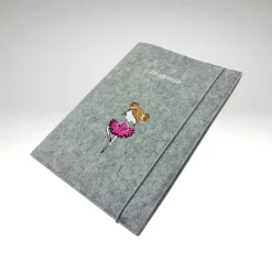 Zeugnismappe Ballerina Dokumentenmappe Filz Sichtbuch