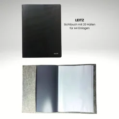 Zeugnismappe Ballerina Dokumentenmappe Filz Sichtbuch