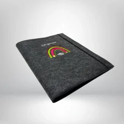 Zeugnismappe Boho Regenbogen Filz Sichtbuch Geschenk zur Einschulung