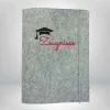 Zeugnismappe Doktorhut Zeugnisse Filz Sichtbuch Geschenk zum Abschluss