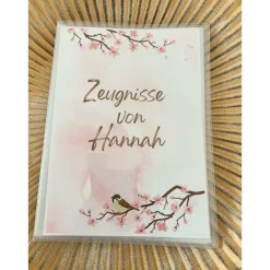 Zeugnismappe  Personalisierte  Zeugnismappe Ein einzigartiges Geschenk für Erstklässler