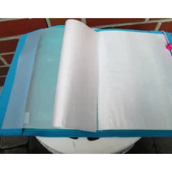 Zeugnissmappe / Zeugnisshülle aus Filz "Volleyballspieler"