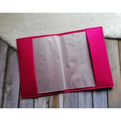 Zeugnissmappe aus Filz - personalisierbar- Einschulung * pink