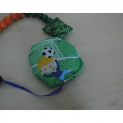 Zählhilfe Rechenhilfe Rechenkette Fußballer für Schulanfang & Schultüte – Handgemacht mit Wunschmotiv