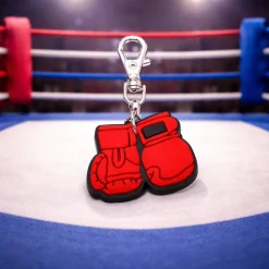 Zipper Fitness Gym – Boxhandschuhe & Gym Life Reißverschluss Anhänger aus Gummi PVC