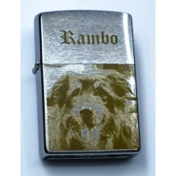 ZIPPO Feuerzeug oder Sturmfeuerzeug mit Gravur, Fotogravur, Geschenk Set für Männer, Geburtstag, Rückseitengravur