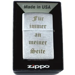 Zippo Feuerzeug Original Personalisierbar mit Gravur von Foto und Text, Geschenk für Männer und  Frauen