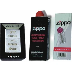 Zippo Feuerzeug Original Personalisierbar mit Gravur von Foto und Text, Geschenk für Männer und  Frauen