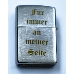 Zippo Feuerzeug Original oder Sturmfeuerzeug, personalisierbar mit Gravur von Foto und Text, Geschenk