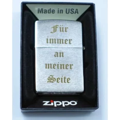 Zippo Feuerzeug Original oder Sturmfeuerzeug, personalisierbar mit Gravur von Foto und Text, Geschenk
