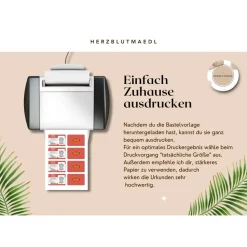 Zirkusparty Kindergeburtstag Mitgebsel - DIY Zirkus Ausweis Kinderausweis - Bastelvorlage als Download