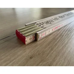 Zollstock personalisiert mit Gravur aus Buchenholz