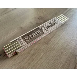 Zollstock personalisiert mit Gravur aus Buchenholz