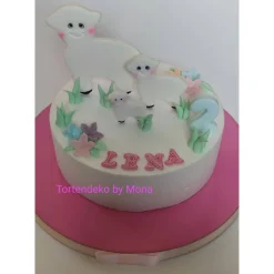 Zuckerfigur Tortenbild Tortendeko  Schaf Familie