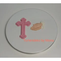 Zuckerfigur Tortenbild Tortendeko Taufdeko