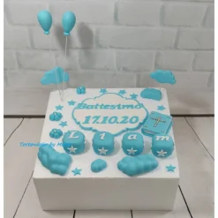 Zuckerfigur Tortenbild Tortendeko Tortendekoration Taufdeko