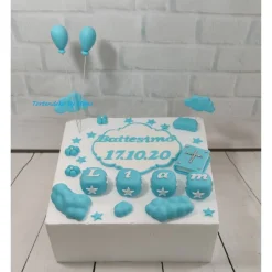Zuckerfigur Tortenbild Tortendeko Tortendekoration Taufdeko
