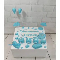 Zuckerfigur Tortenbild Tortendeko Tortendekoration Taufdeko