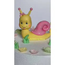 Zuckerfigur Tortenbild Tortendeko Tortendekoration Schnecke