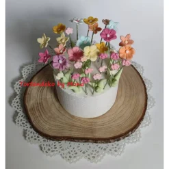 Zuckerfigur Tortenbild Tortendeko Tortendekoration Blumen