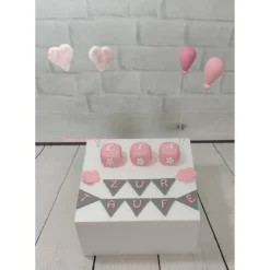 Zuckerfigur Tortenbild Tortendeko Tortendekoration Taufdeko