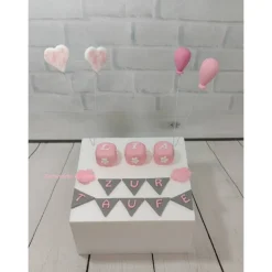 Zuckerfigur Tortenbild Tortendeko Tortendekoration Taufdeko