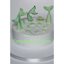 Zuckerfigur Tortenbild Tortendeko Tortendekoration Meerjungfrau