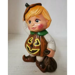 Zuckersüsses Halloween Püppchen aus Keramik