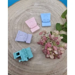 Zug Steckerchen Pastell – Handgemachte Deko zum Sammeln & Verschenken z.b als Geburtstagszug