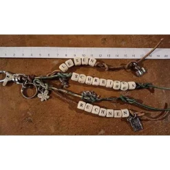 Zum Schulanfang - Schlüsselanhänger mit Motto - lesen, schreiben, rechnen!