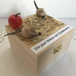 Zur Kommunion Geldgeschenk und Geschenk für Mädchen und Junge Geld verpacken von Eltern oder für das Patenkind Enkelkind