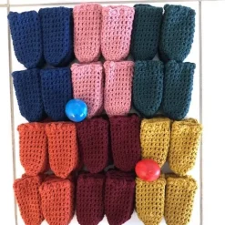 Zwei Eierschleudern / Eiernetze / Ostereierschleudern / Ostereiernetze 100%recyceltes Polyester extra dick!