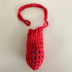 Zwei Eierschleudern / Eiernetze / Ostereierschleudern /Ostereiernetze 100umwolle Schulgarn dick!