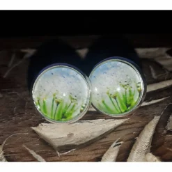 zwei Haarklammern Cabochon silberfarbe mit eigenen Bild personalisiert