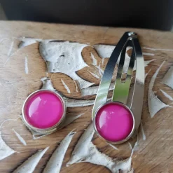 zwei Haarklammern Cabochon silberfarbe mit eigenen Bild personalisiert