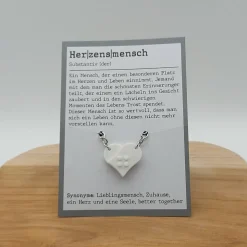 Zwei Schlüsselanhänger Herz Baustein-Optik für Paare, Freunde, Herzensmenschen, Valentinstag, Geschenk