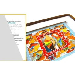Zwillinge Sternzeichen gerahmt Geschenk personalisiert mit Name Geburtsdatum Text 3D Bild pop art Geburtstag